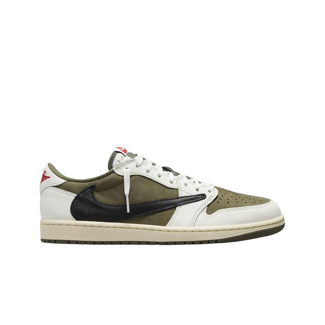 Jordan 1 x Travis Scott Retro Low OG SP Reverse Olive 상세 이미지 1