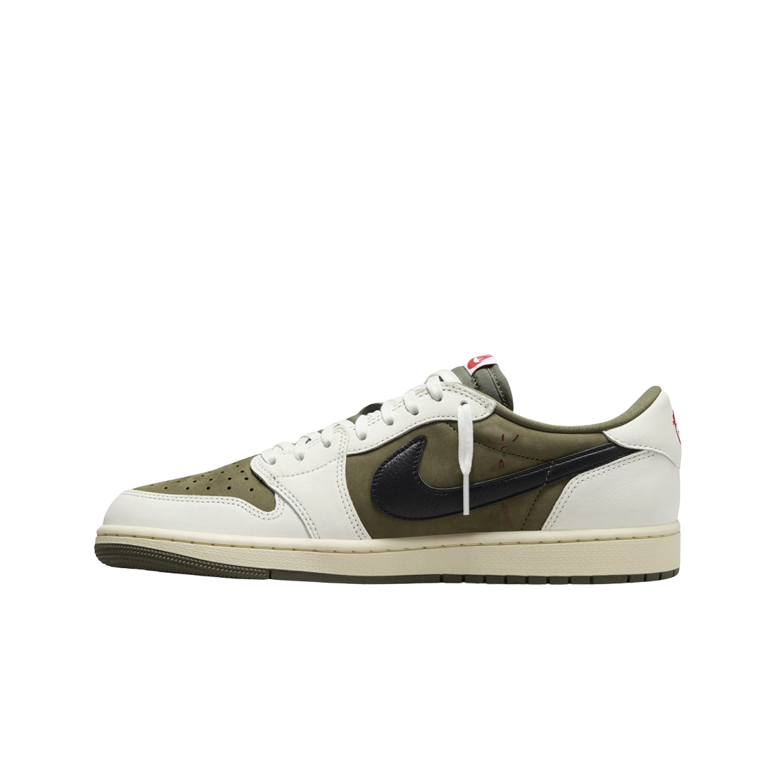 Jordan 1 x Travis Scott Retro Low OG SP Reverse Olive 상세 이미지 3