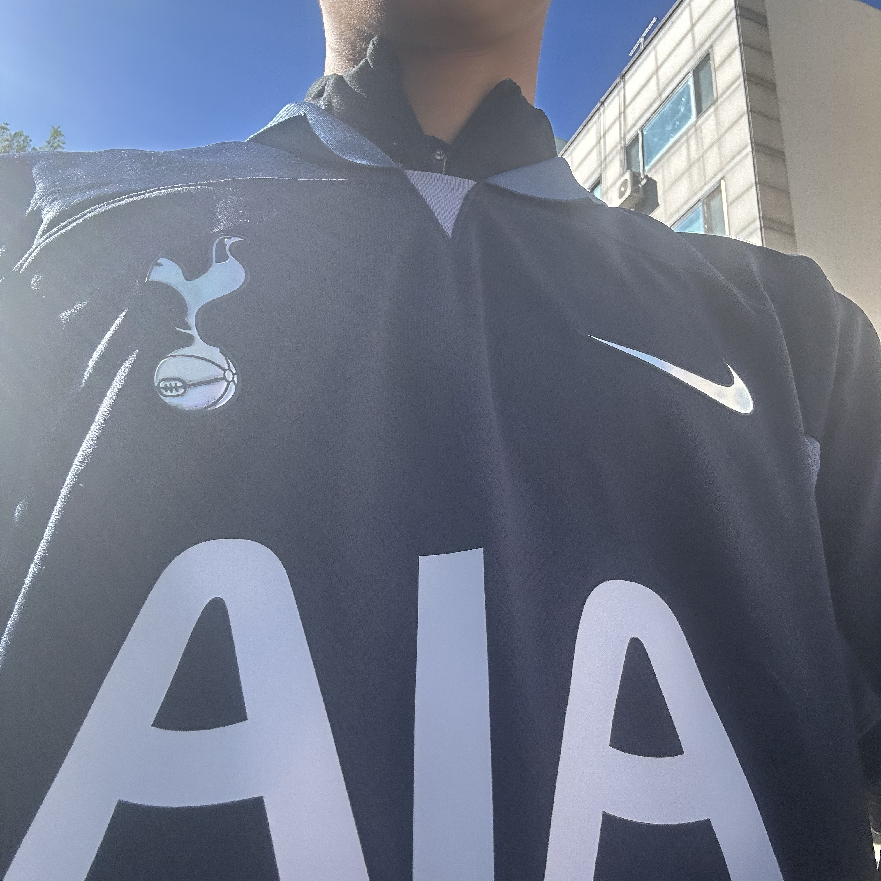 Nike Tottenham Hotspur 2023/24 Dri-Fit Stadium Away Jersey Mystic Navy (Non Marking Ver.) 착용 스타일