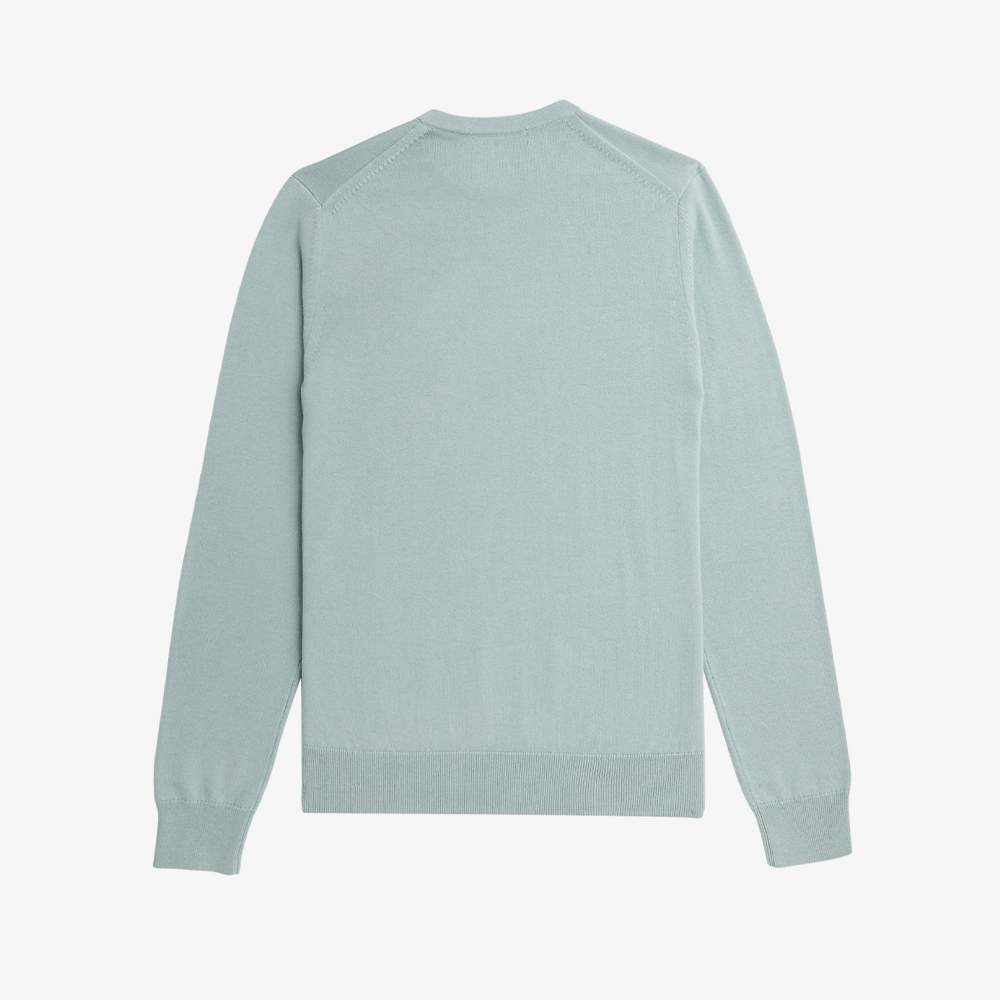 프레드페리 클래식 크루넥 메리노울 니트 실버블루(Fred Perry Classic Crew Neck Knit Silver Blue) - 6