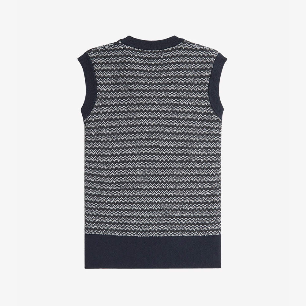 프레드페리 부클 자카드 베스트 네이비(Fred Perry Boucle Jacquard Vest Navy) - 6