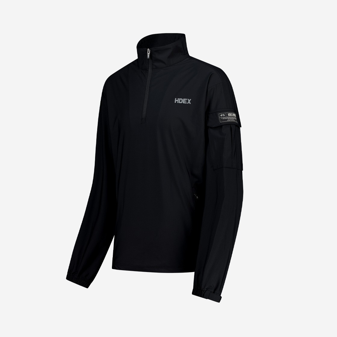 HDEX Active Essential Half Zip-Up Black 상세 이미지 1