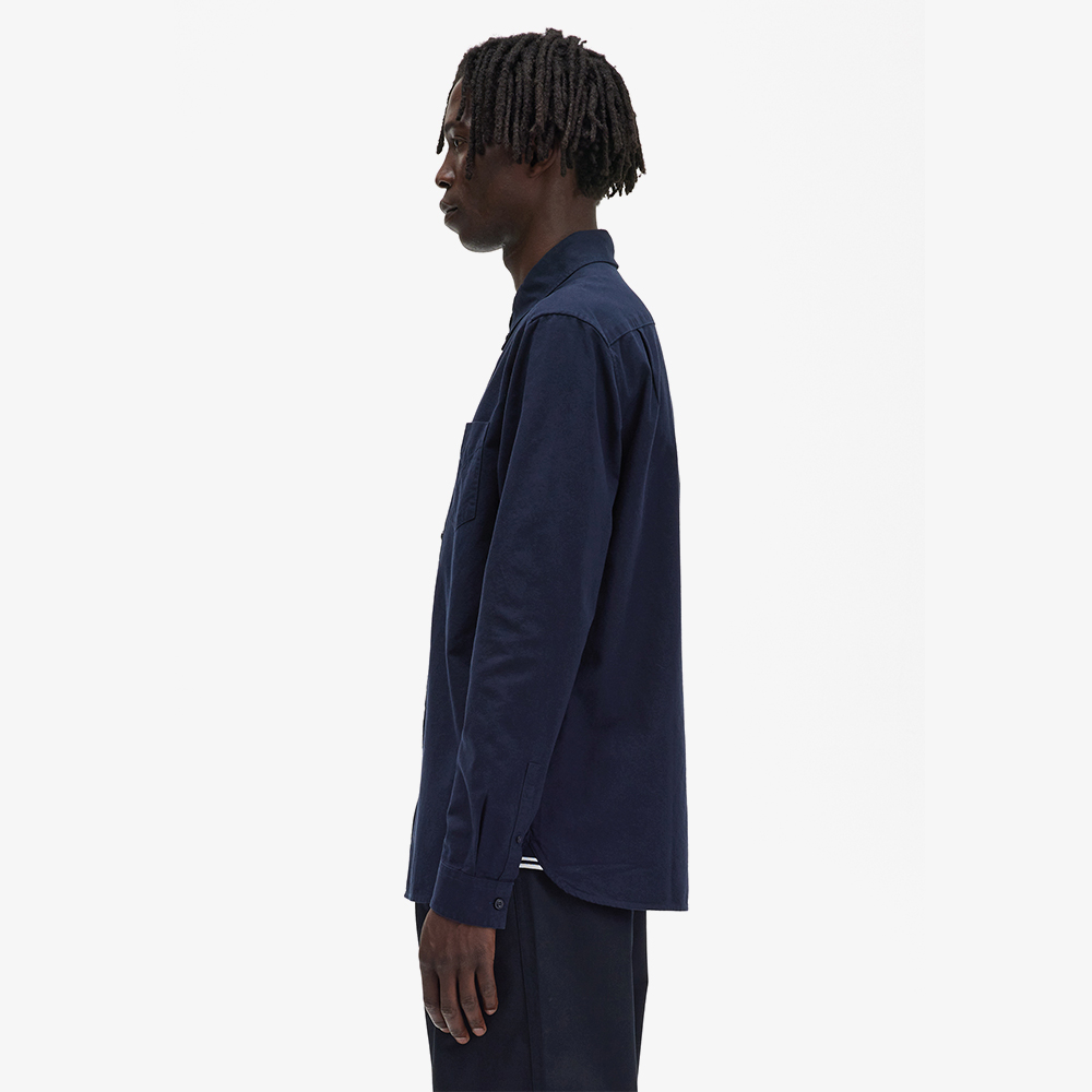 프레드페리 롱 슬리브 옥스포드 셔츠 네이비(Fred Perry Long Sleeve Oxford Shirt Navy) - 3