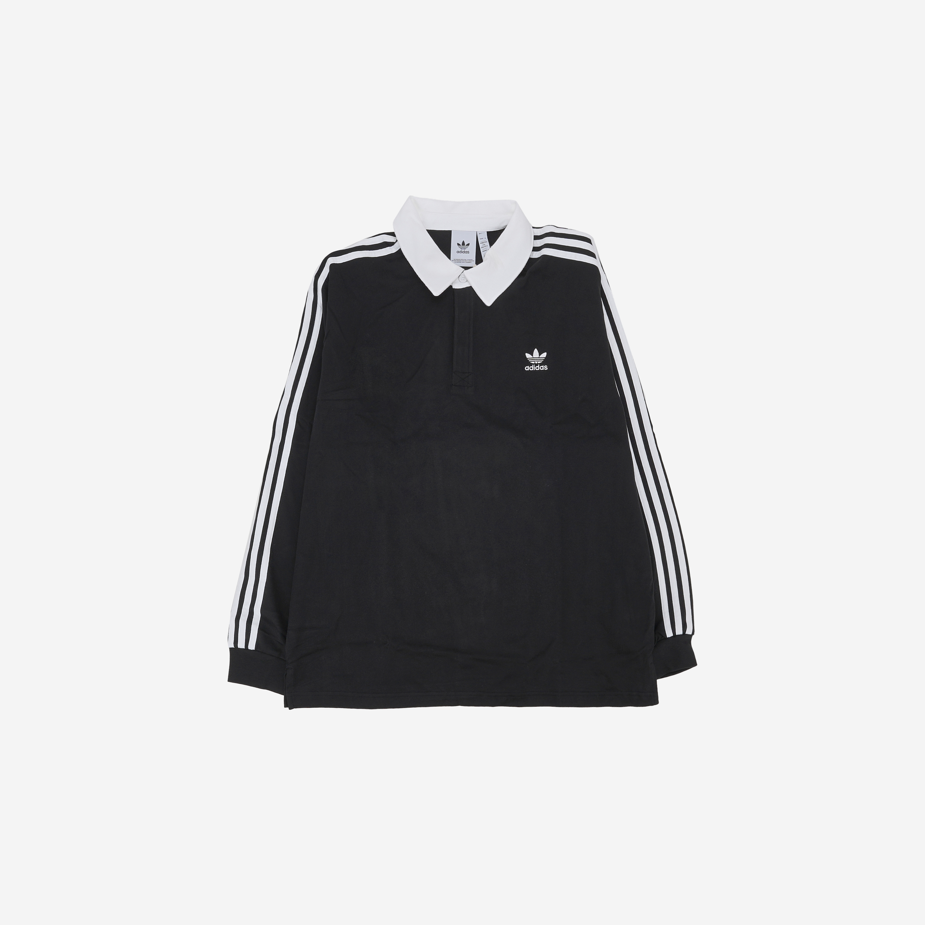 Adidas Adicolor Rugby Polo Shirt Black - KR Sizing