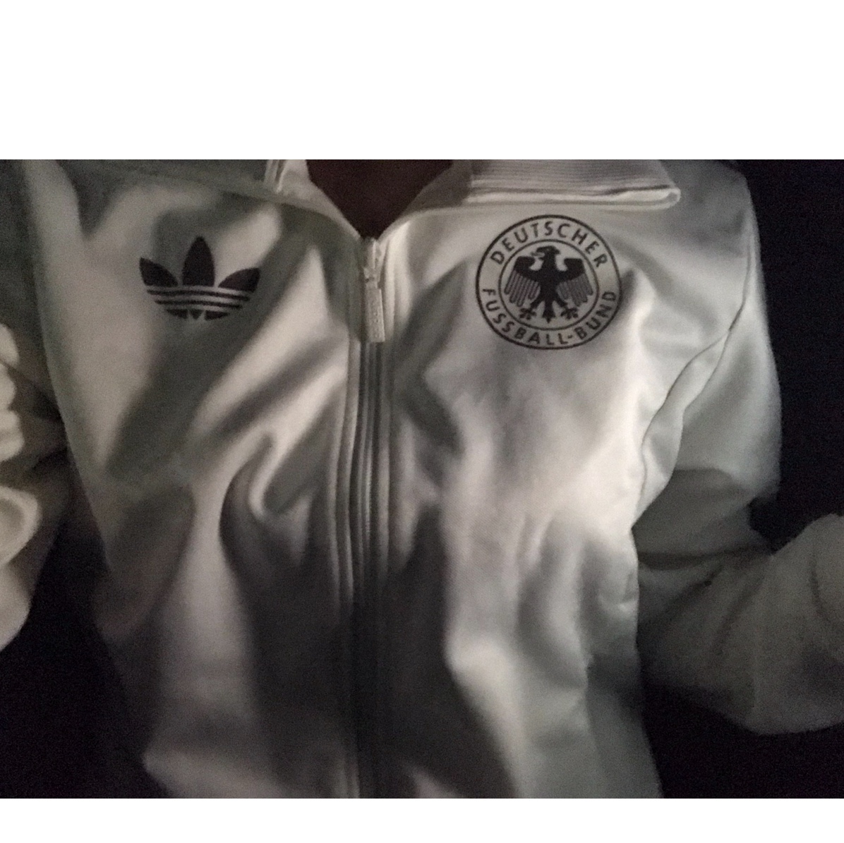 Adidas German Beckenbauer Track Top Off White - US Sizing 착용 스타일