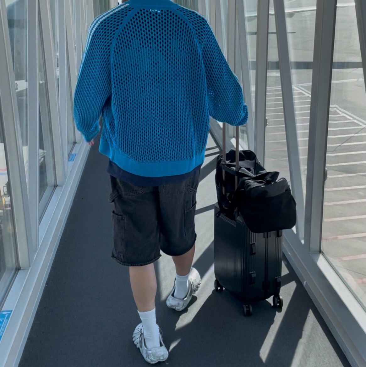 Adidas x Clot Crochet Track Top Bright Blue - KR Sizing, Crocs Echo Marbled Clog Moonlight Multi 착용 스타일