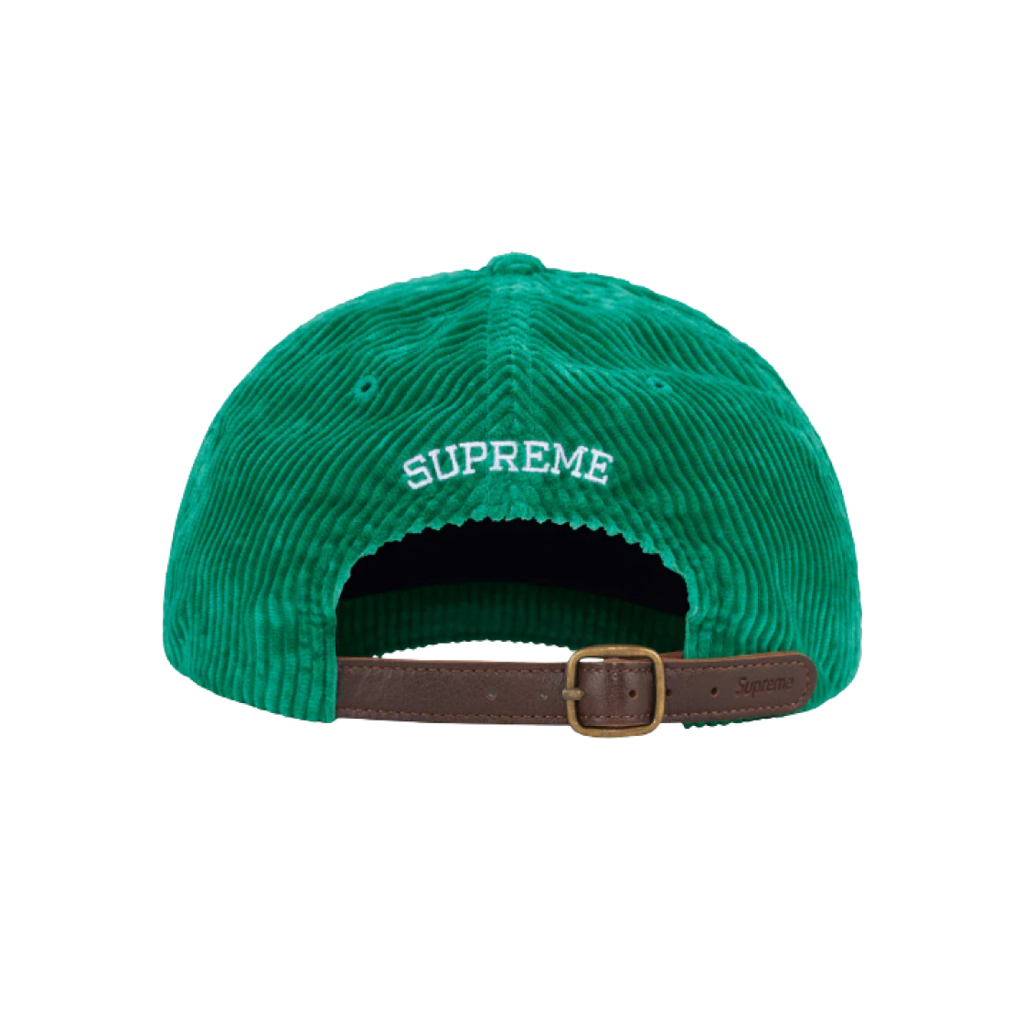 Supreme Corduroy S Logo 6-Panel Green - 24FW 상세 이미지 2