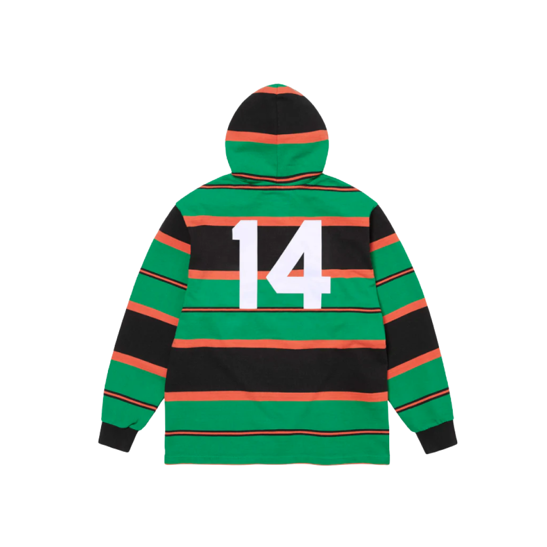 Supreme Hooded Rugby Green - 24FW 상세 이미지 1