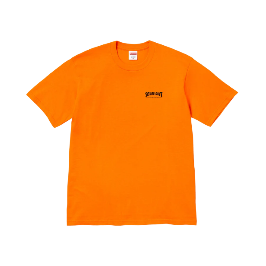 Supreme x Thrasher Cross T-Shirt Orange - 24FW 상세 이미지 2