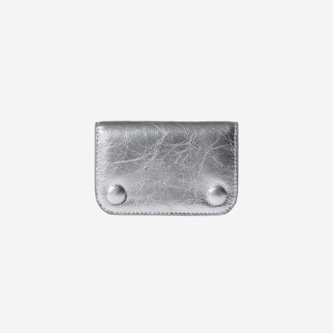 Le Masque Dot Compact Card Wallets Silver 상세 이미지 1