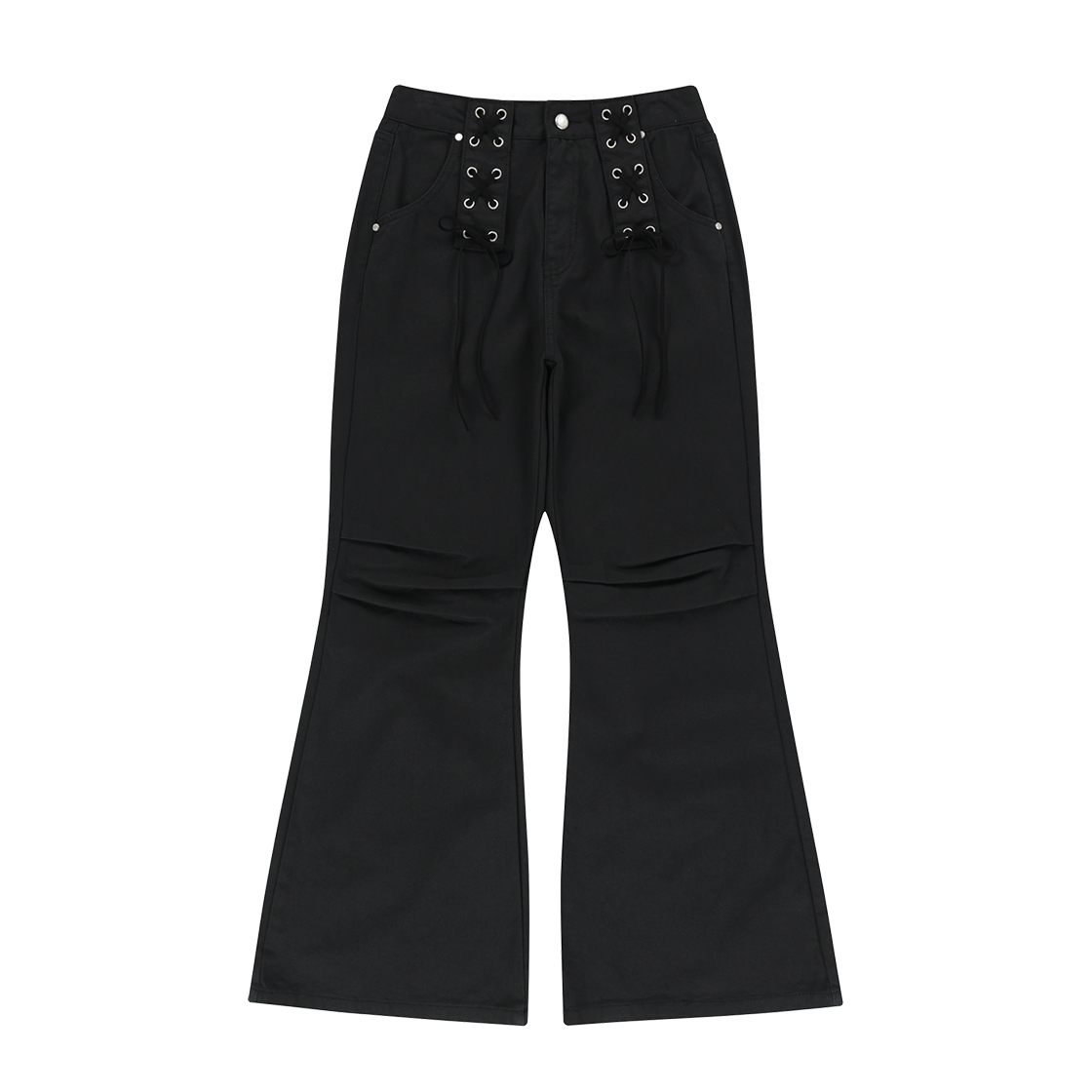 ★NIIER NOR★ LACE UP BOOT CUT PANTS NIIER NOR Lace Up Boo STYLE | KREAM