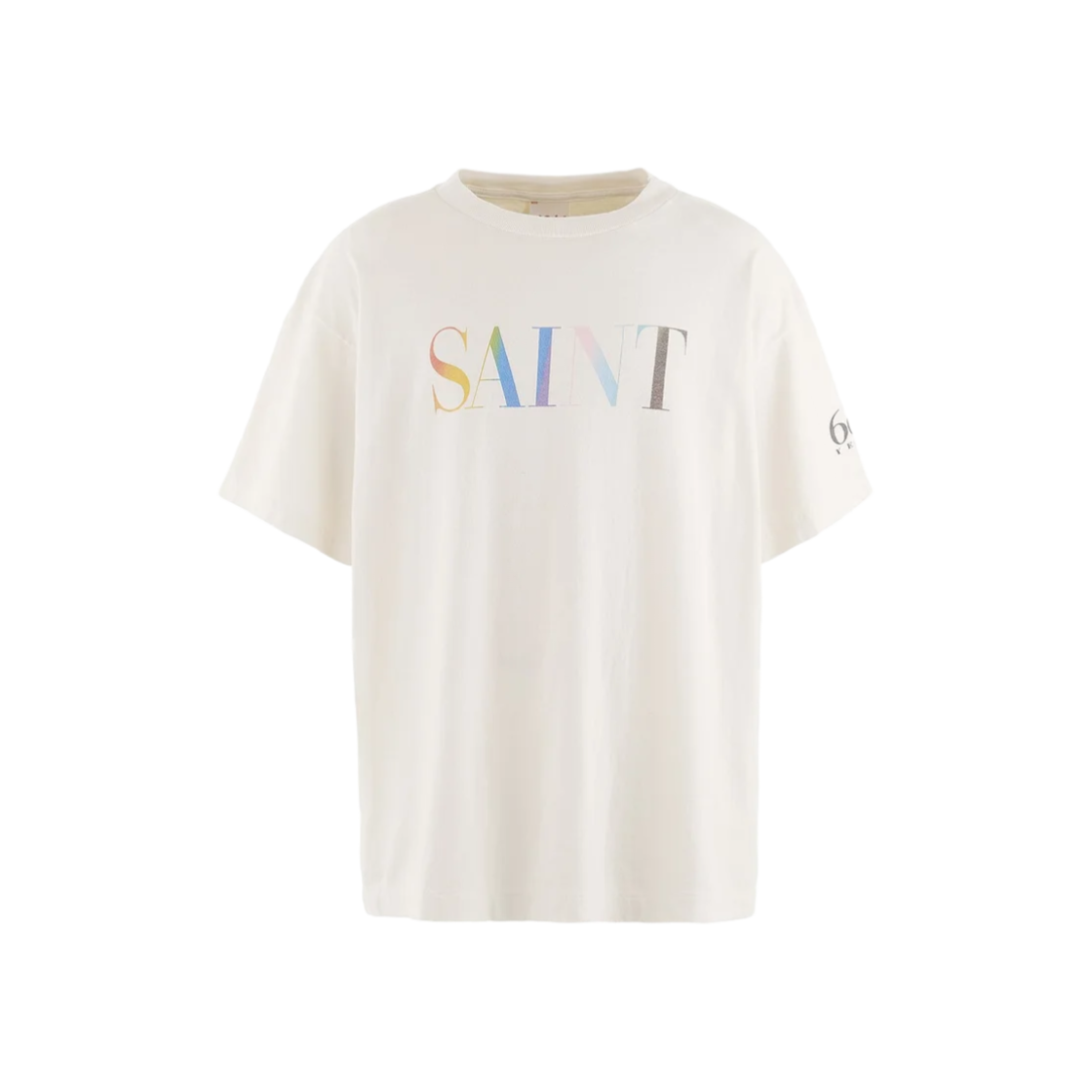 Saint Mxxxxxx Rainbow Saint S/S T-Shirt White - 24AW 상세 이미지 1