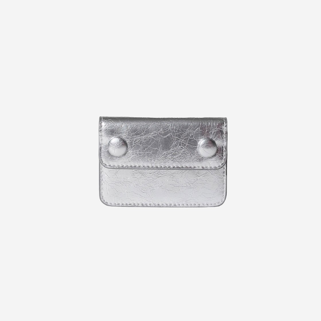 Le Masque Dot Accordion Coin & Card Wallets Silver 상세 이미지 1