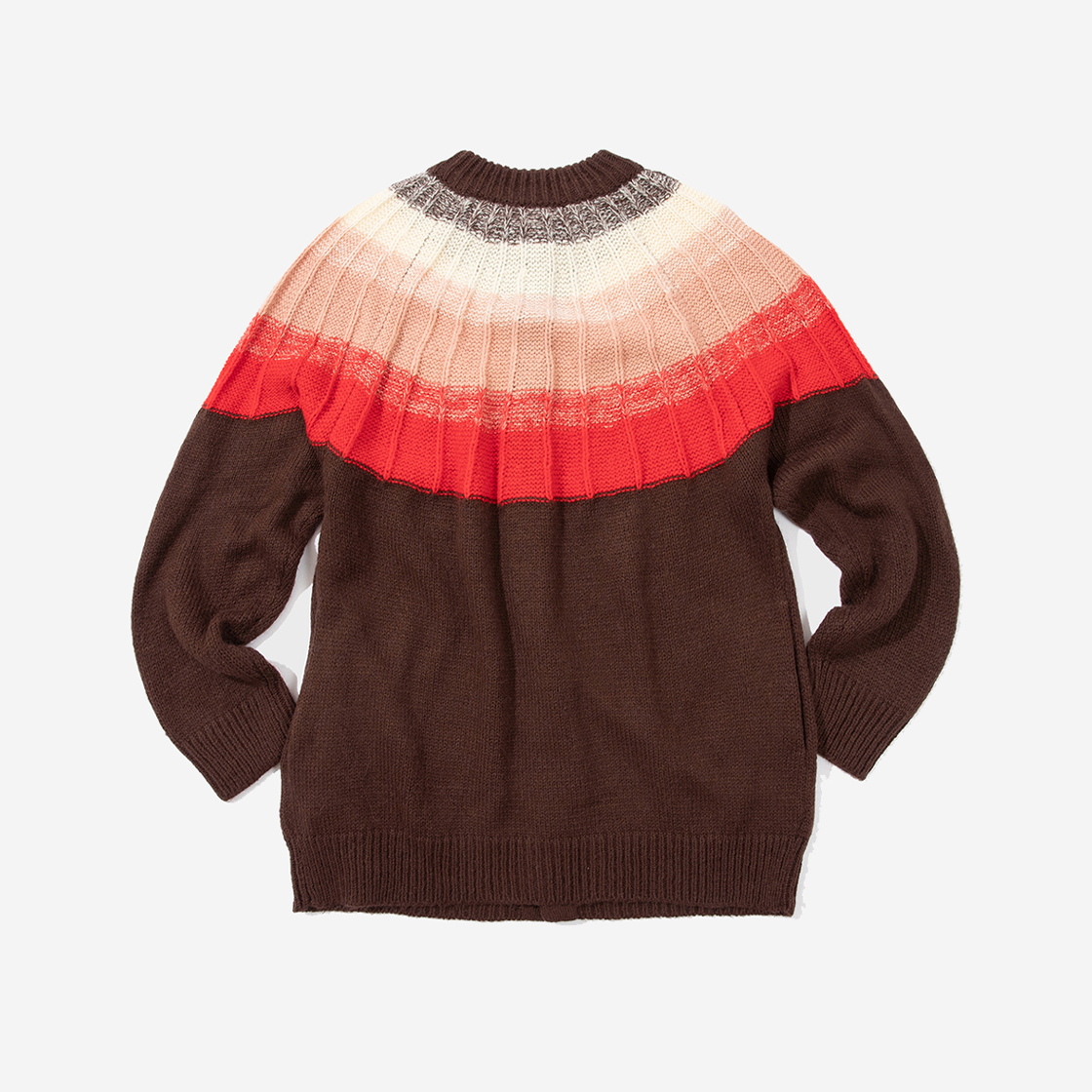 트렁크프로젝트 레인보우 카디건 브라운(TRUNKPROJECT Rainbow Cardigan Brown) - 2