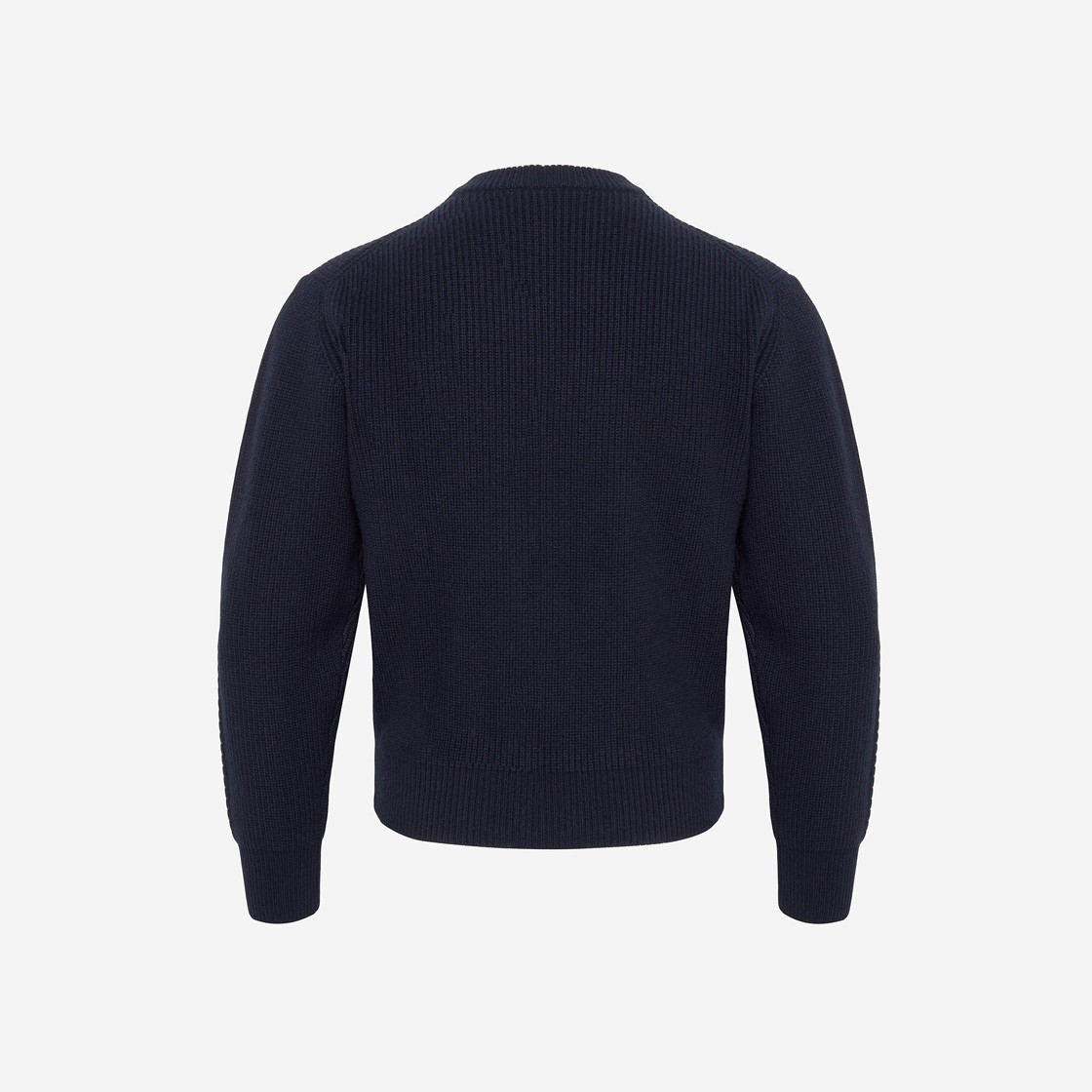 Noice Wool Logo Crew Neck Sweater Navy 상세 이미지 2