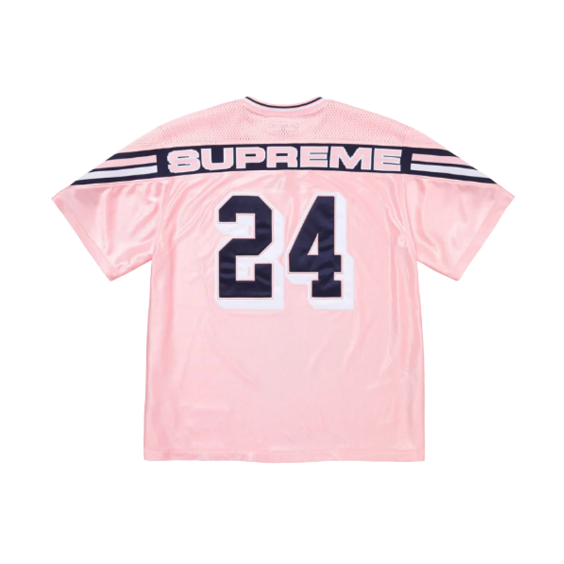 Supreme Jacquard Rib Football Jersey Pink - 24FW 상세 이미지 1