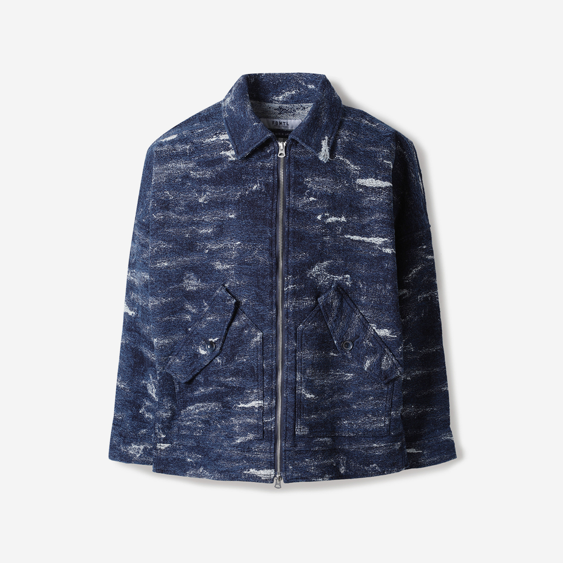 시리즈 펀더멘탈 자카드 5YR 워시 데님 자켓 인디고(Series Fdmtl Jacquard 5Yr Wash Denim Jacket Indigo)
