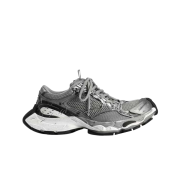 Balenciaga Stapler Sneaker Silver Grey