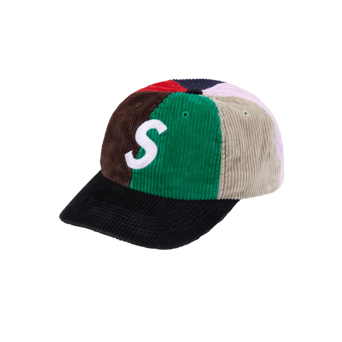 Supreme Corduroy S Logo 6-Panel Multicolor - 24FW 상세 이미지 1