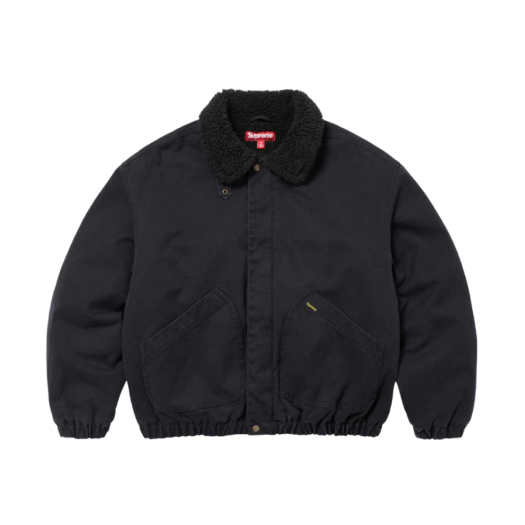 슈프림 스웨이드 워크 자켓 블랙 - 24FW | Supreme | KREAM 슈프림 스웨이드 워크 자켓 블랙 - 24FW | Supreme | KREAM