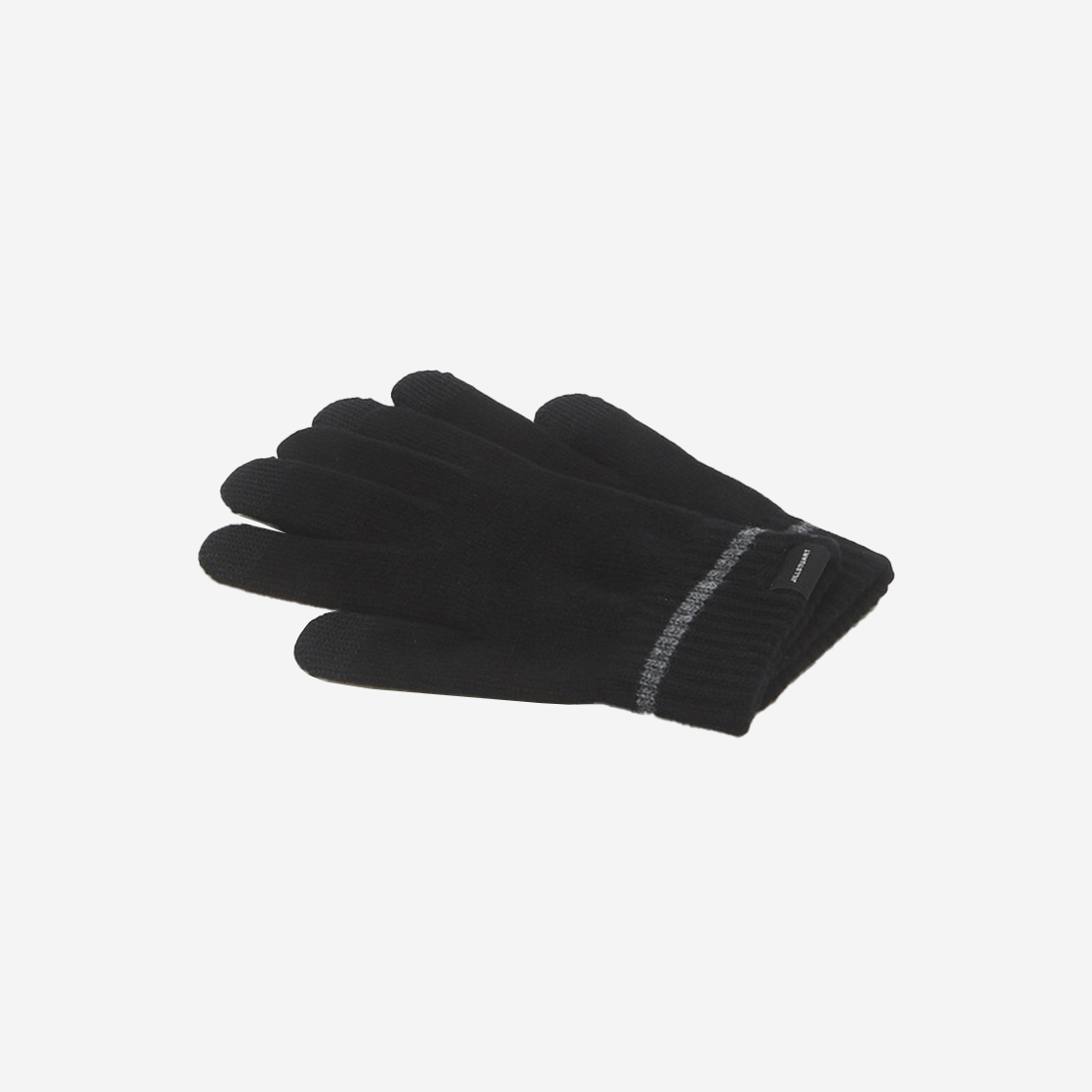 Jillstuart Men's Acc Grey Line Cashmere Blended Gloves Black 상세 이미지 2