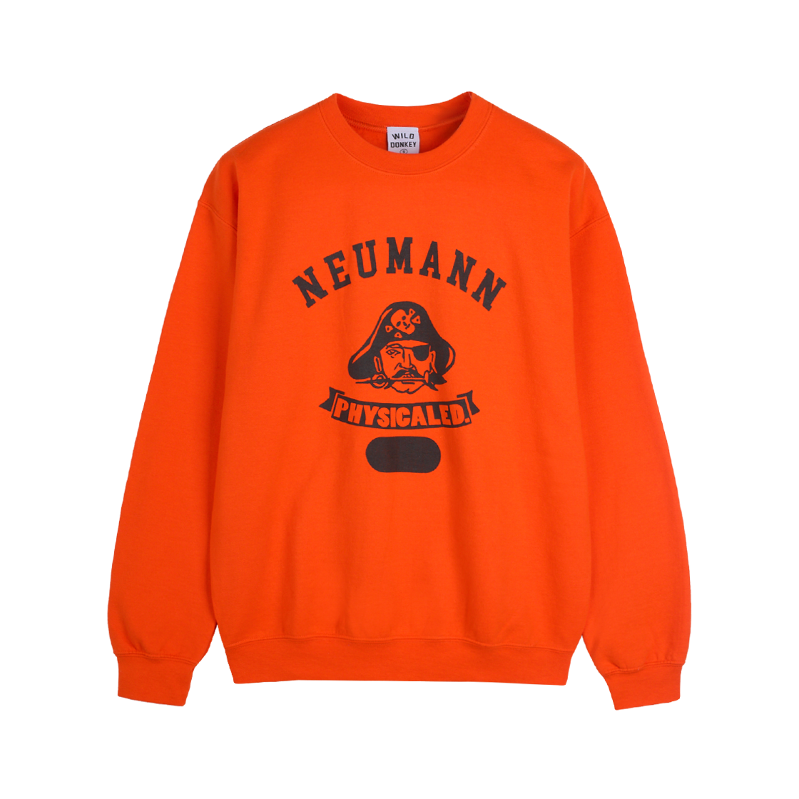 와일드 동키 노이만 크루넥 스웨트셔츠 오렌지 - 24FW(Wild Donkey Neumann Crewneck Sweatshirt Orange - 24FW)