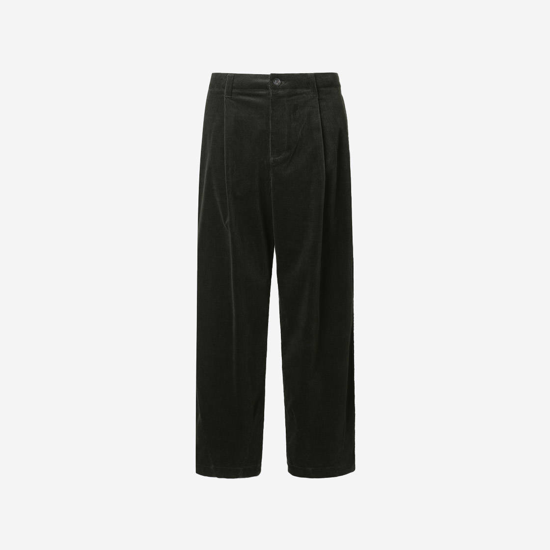 시리즈 8골 코듀로이 벌룬핏 팬츠 다크 카키(Series 8 Wale Corduroy Balloon Fit Pants Dark Khaki) - 1