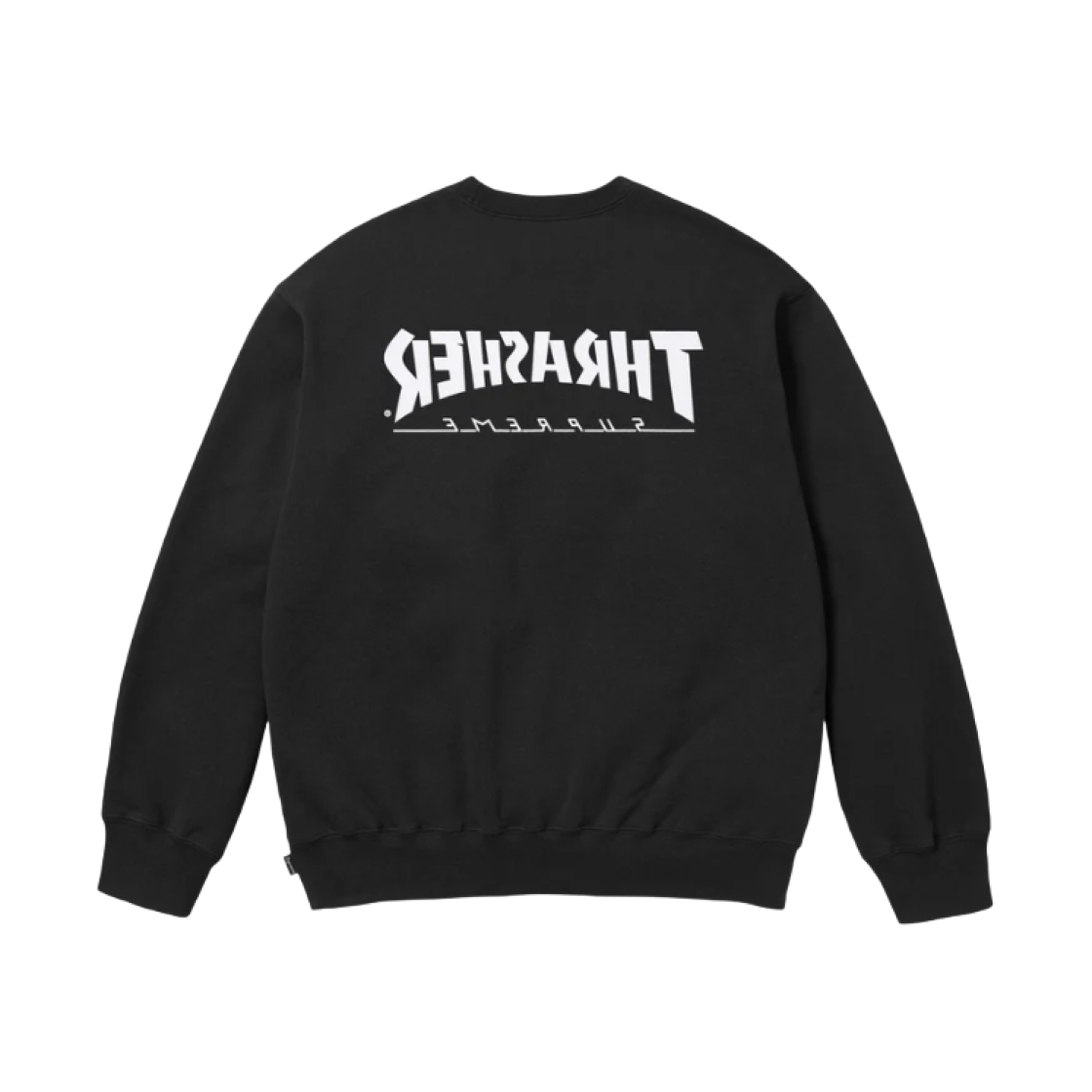 Supreme x Thrasher Crewneck Black - 24FW 상세 이미지 2