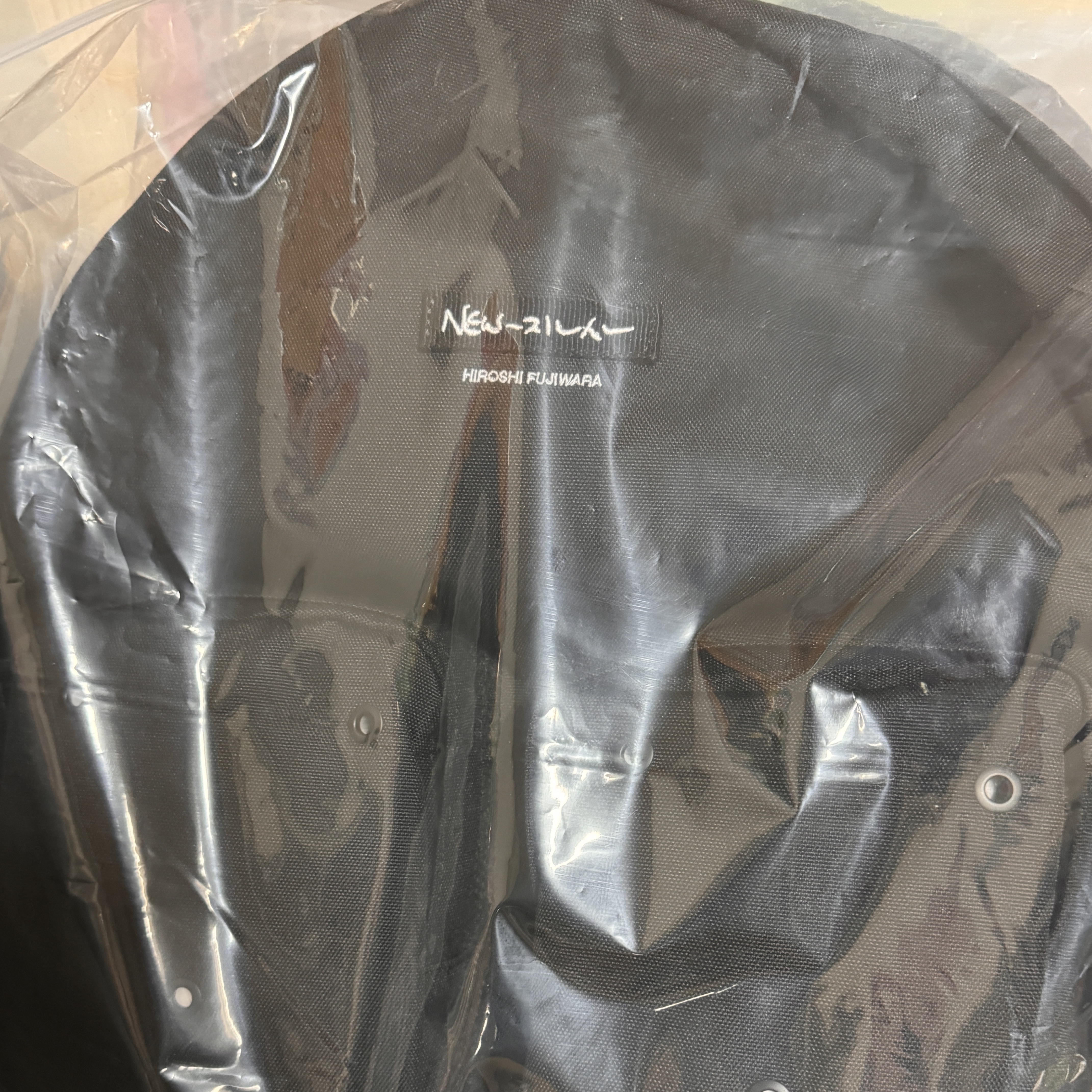 NewJeans x Hiroshi Fujiwara Coller Backpack Black 착용 스타일