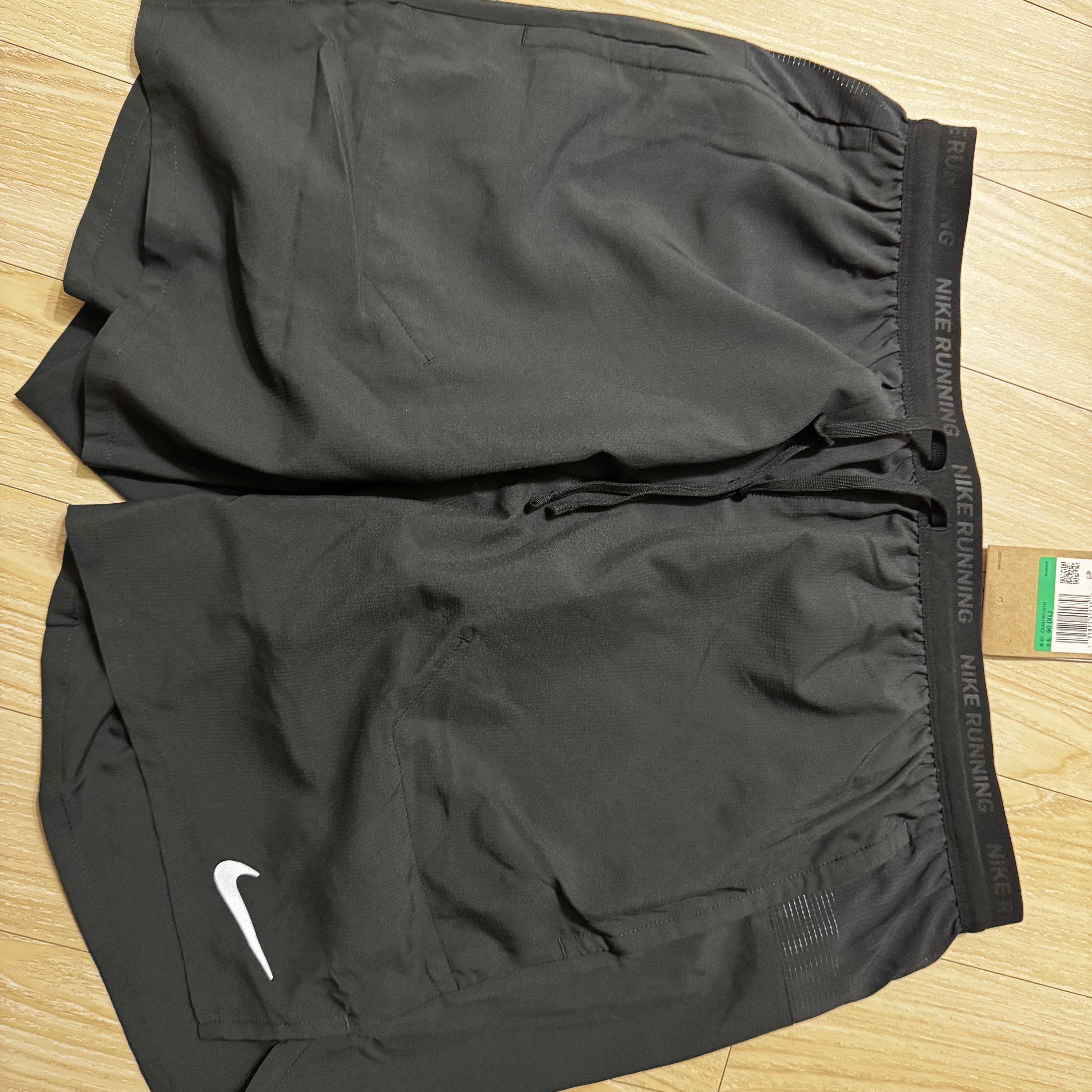 Nike Dri-Fit Stride 7 Inch 2-In-1 Running Shorts Black - Asia 착용 스타일 - 1