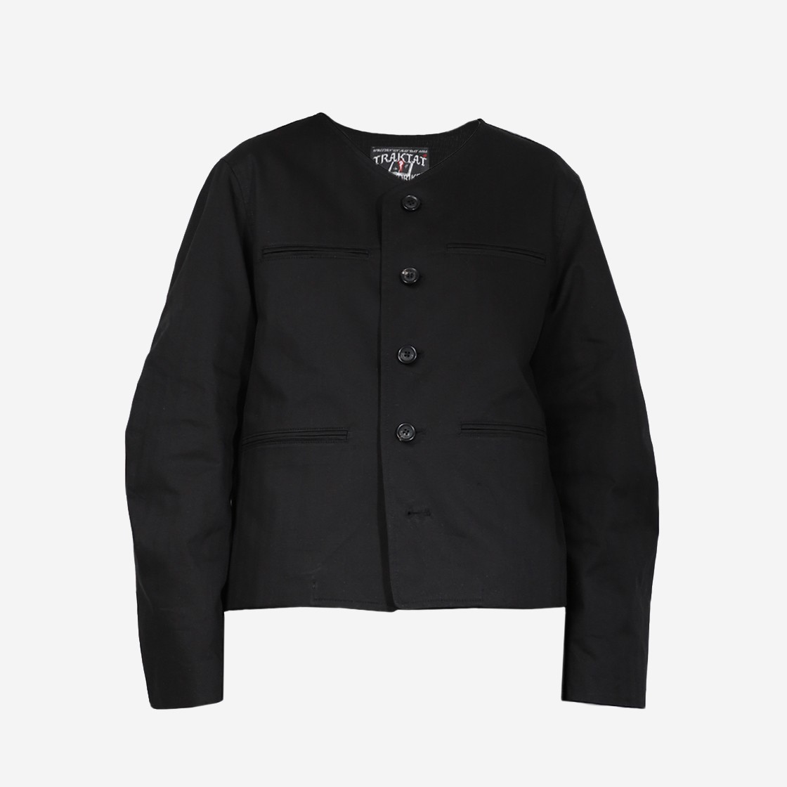 Traktat 4Wd Cls Jacket Cotton Herringbone Twill Black 상세 이미지 1