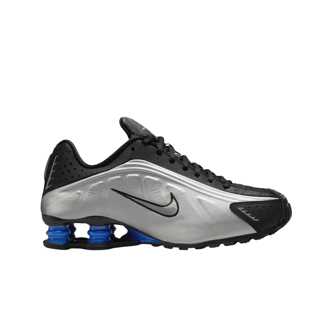 (W) Nike Shox R4 Metallic Silver and Black 상세 이미지 1