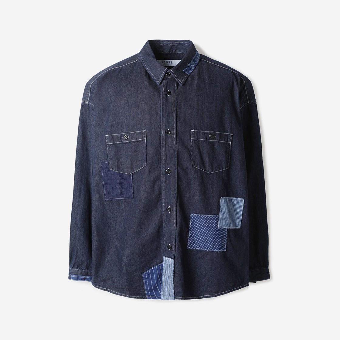 Series Fdmtl Rise Denim Shirt Indigo 상세 이미지 1