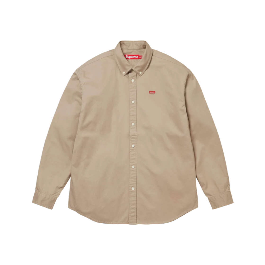 Supreme Small Box Shirt Light Tan - 24FW 상세 이미지 1