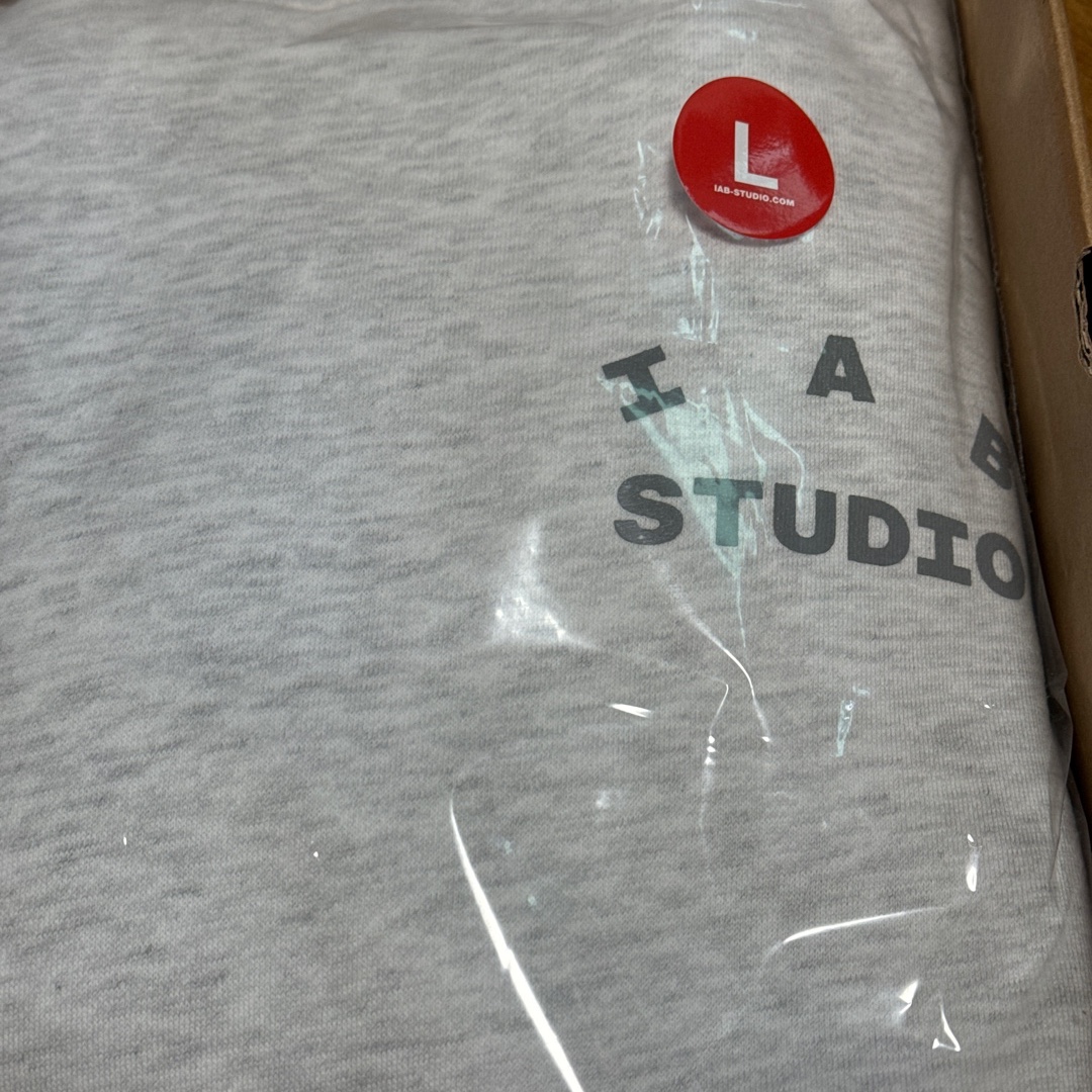 IAB Studio Hoodie Light Gray 착용 스타일 - 2