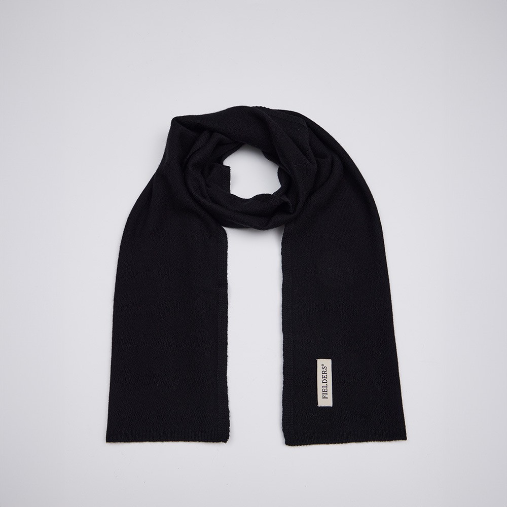 Fielders Wool Muffler Black 상세 이미지 3