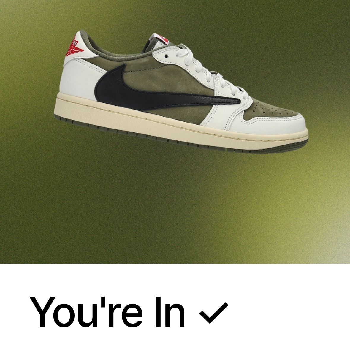 Jordan 1 x Travis Scott Retro Low OG SP Reverse Olive 착용 스타일