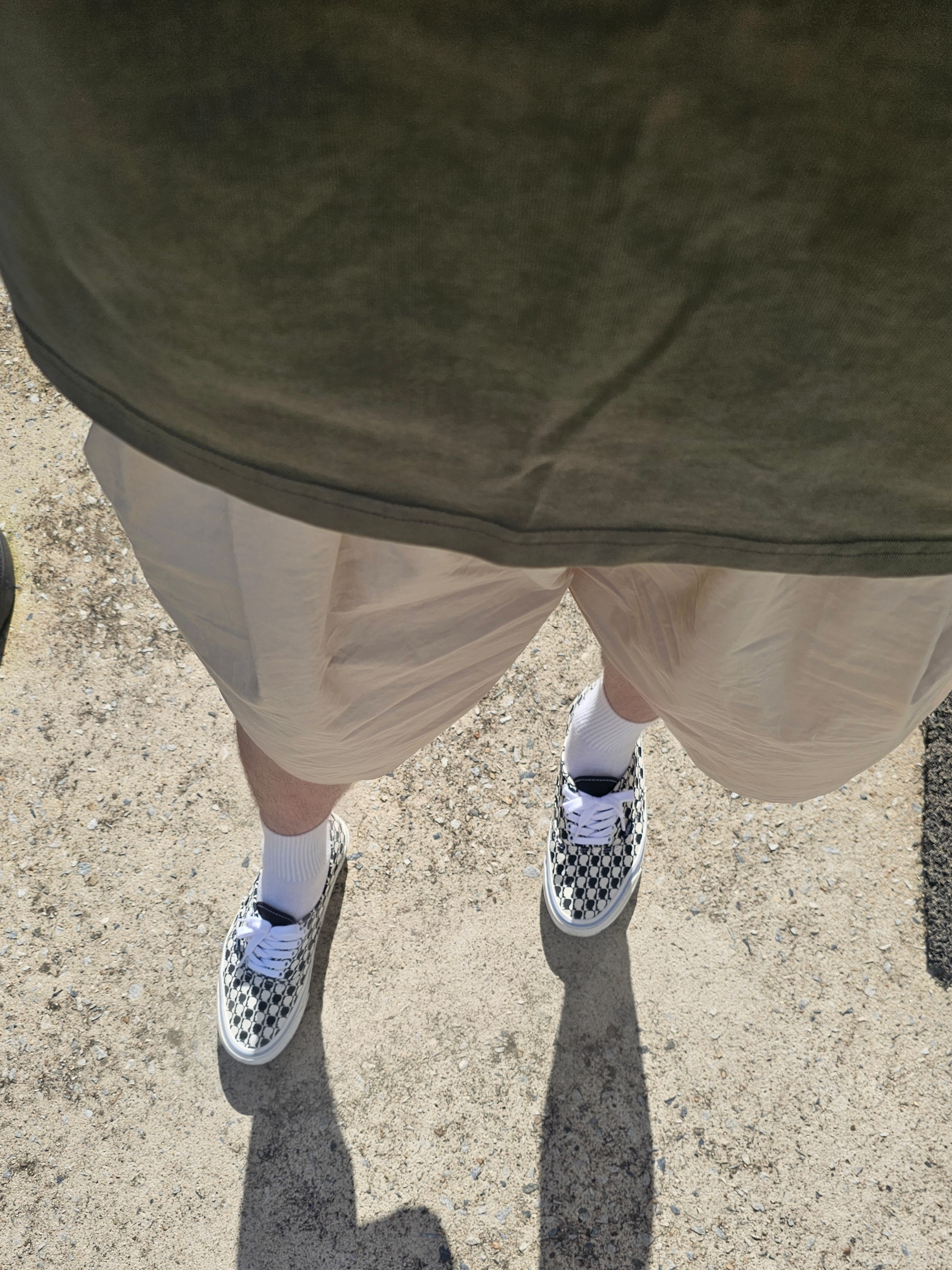 Vans Vault x Brain Dead OG Authentic LX Black White 착용 스타일