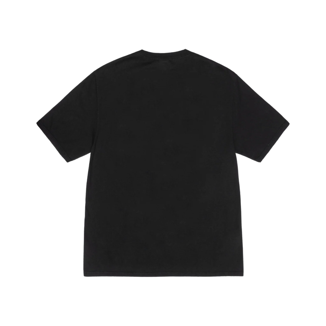 Stussy x Our Legacy Work Shop Pigment Dyed Collegiate T-Shirt Black 상세 이미지 2