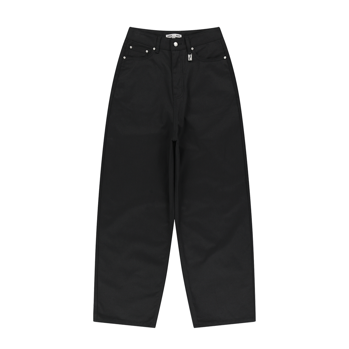 ●NIIER NOR● ROSE BALLOON DENIM PANTS 니어 노어 로즈 벌룬 데님 팬츠 블랙 | NIIER NOR | KREAM
