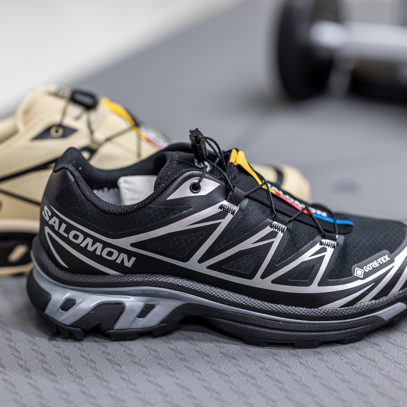 Salomon XT-6 GTX Black Silver, Salomon XT-6 GTX Safari Black 착용 스타일