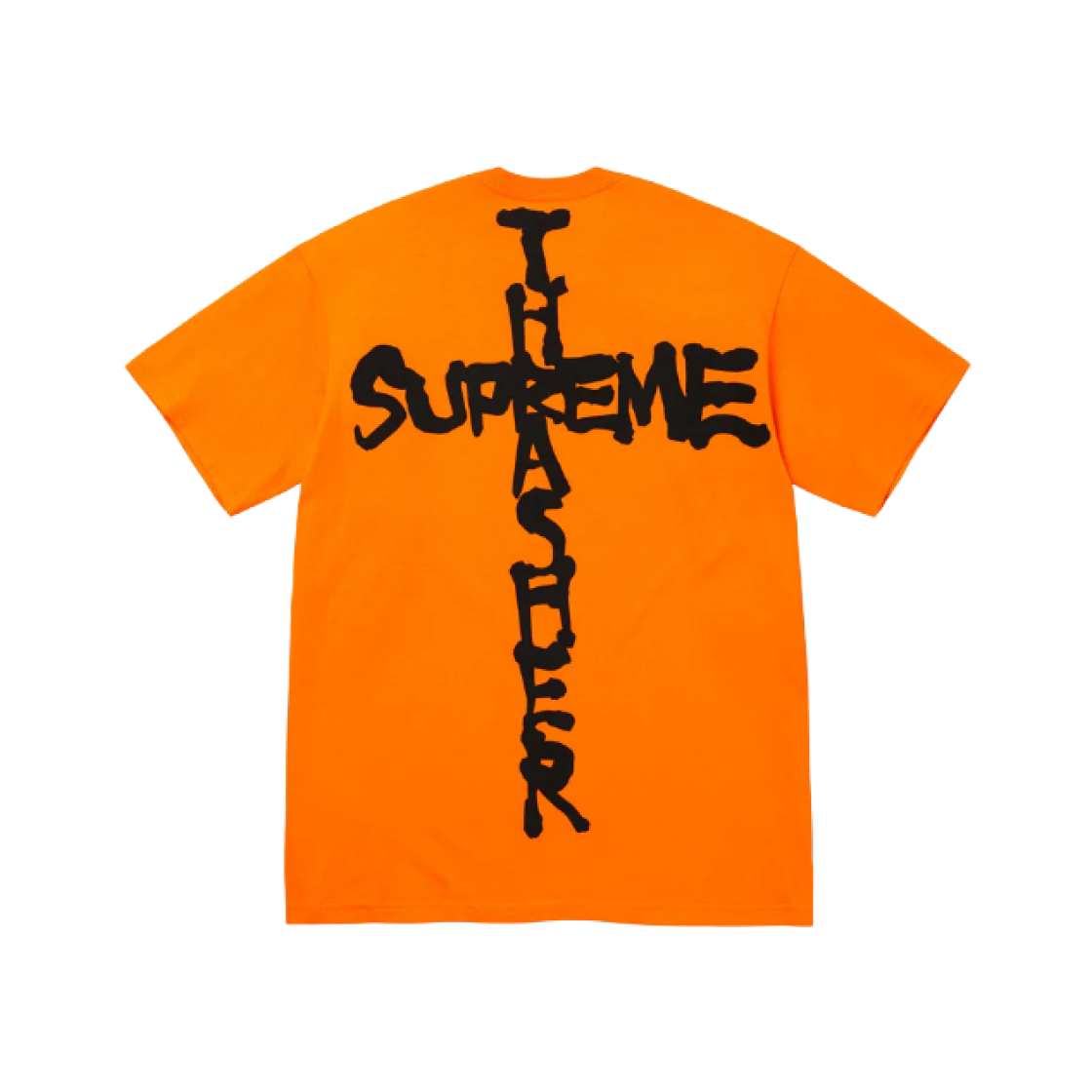 Supreme x Thrasher Cross T-Shirt Orange - 24FW 상세 이미지 1