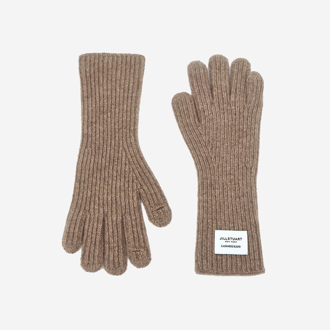 Jillstuart Acc Finger Hole Cashmere Blended Gloves Brown 상세 이미지 1