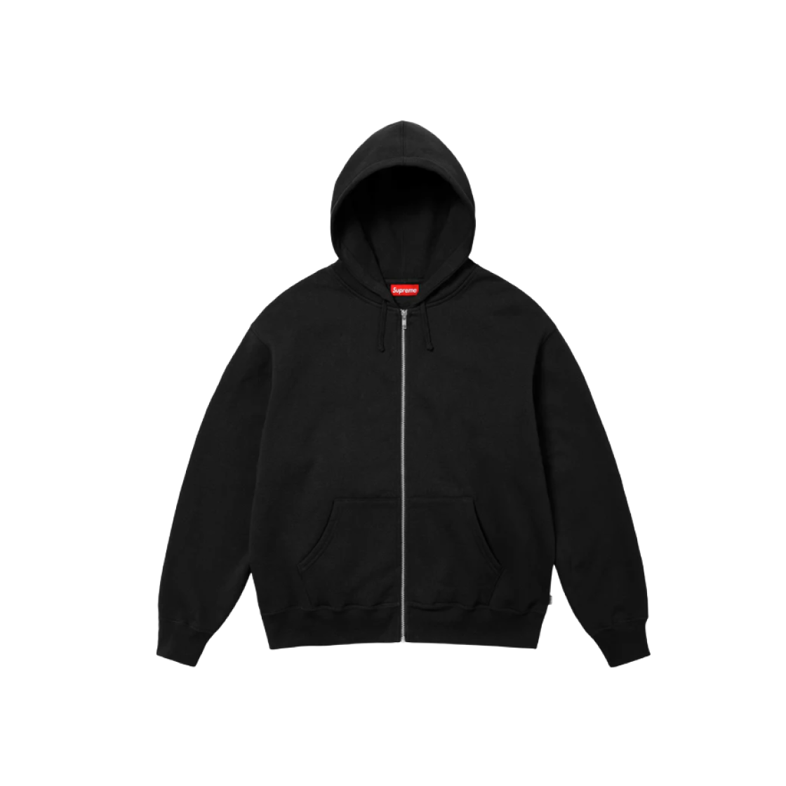 Supreme x Thrasher Zip Up Hooded Sweatshirt Black - 24FW 상세 이미지 2