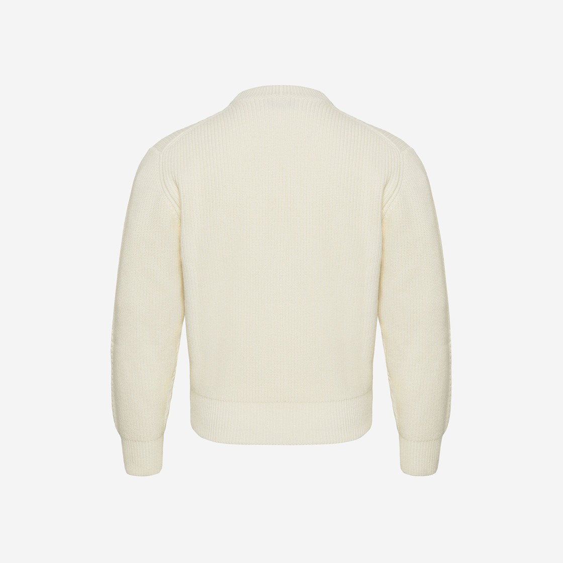 Noice Wool Logo Crew Neck Sweater Ivory 상세 이미지 2