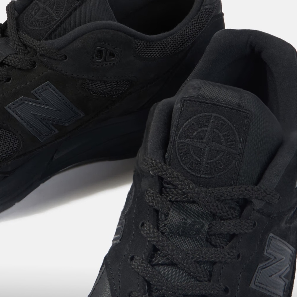 New Balance x Stone Island 991v2 Made in UK Black 착용 스타일 - 2