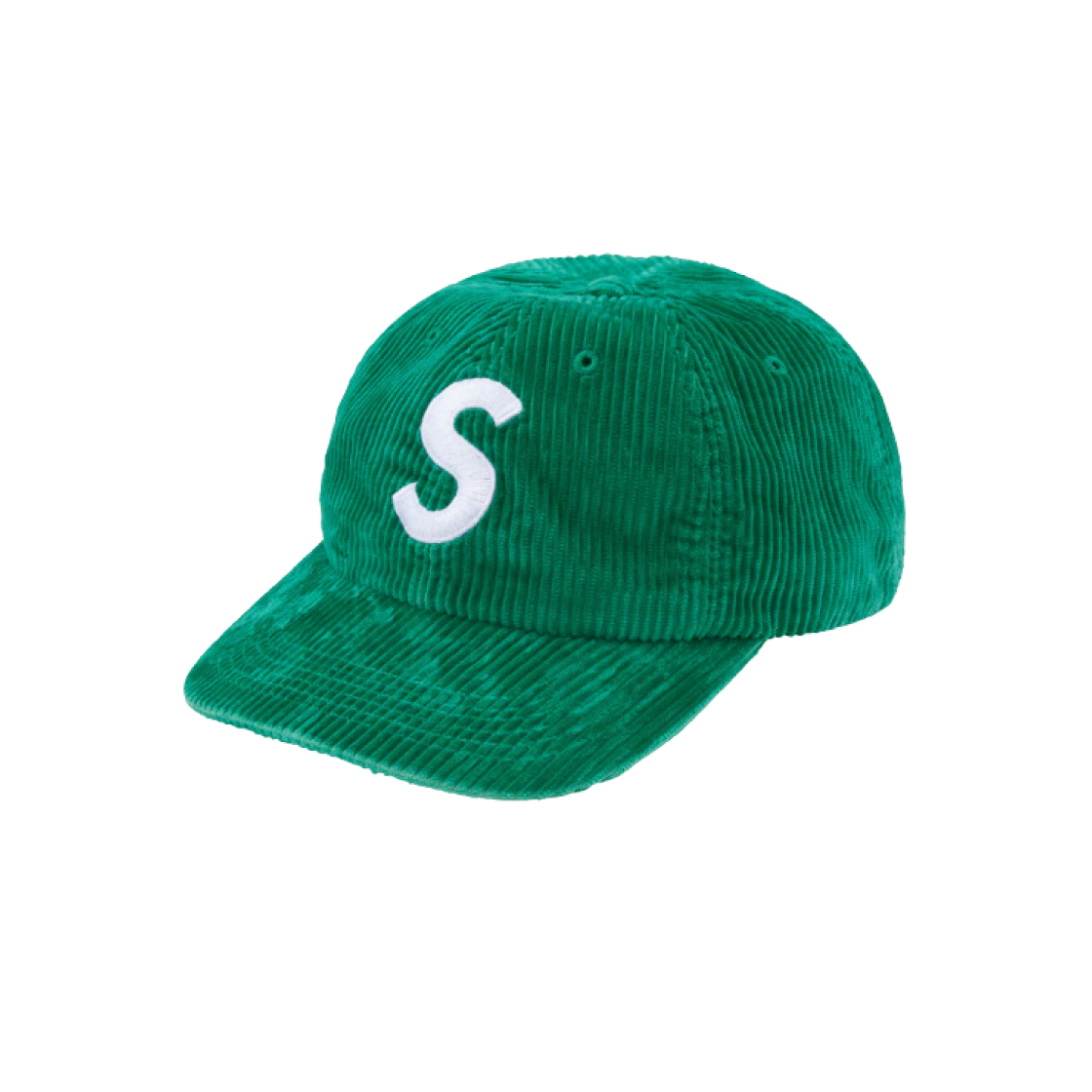 Supreme Corduroy S Logo 6-Panel Green - 24FW 상세 이미지 1