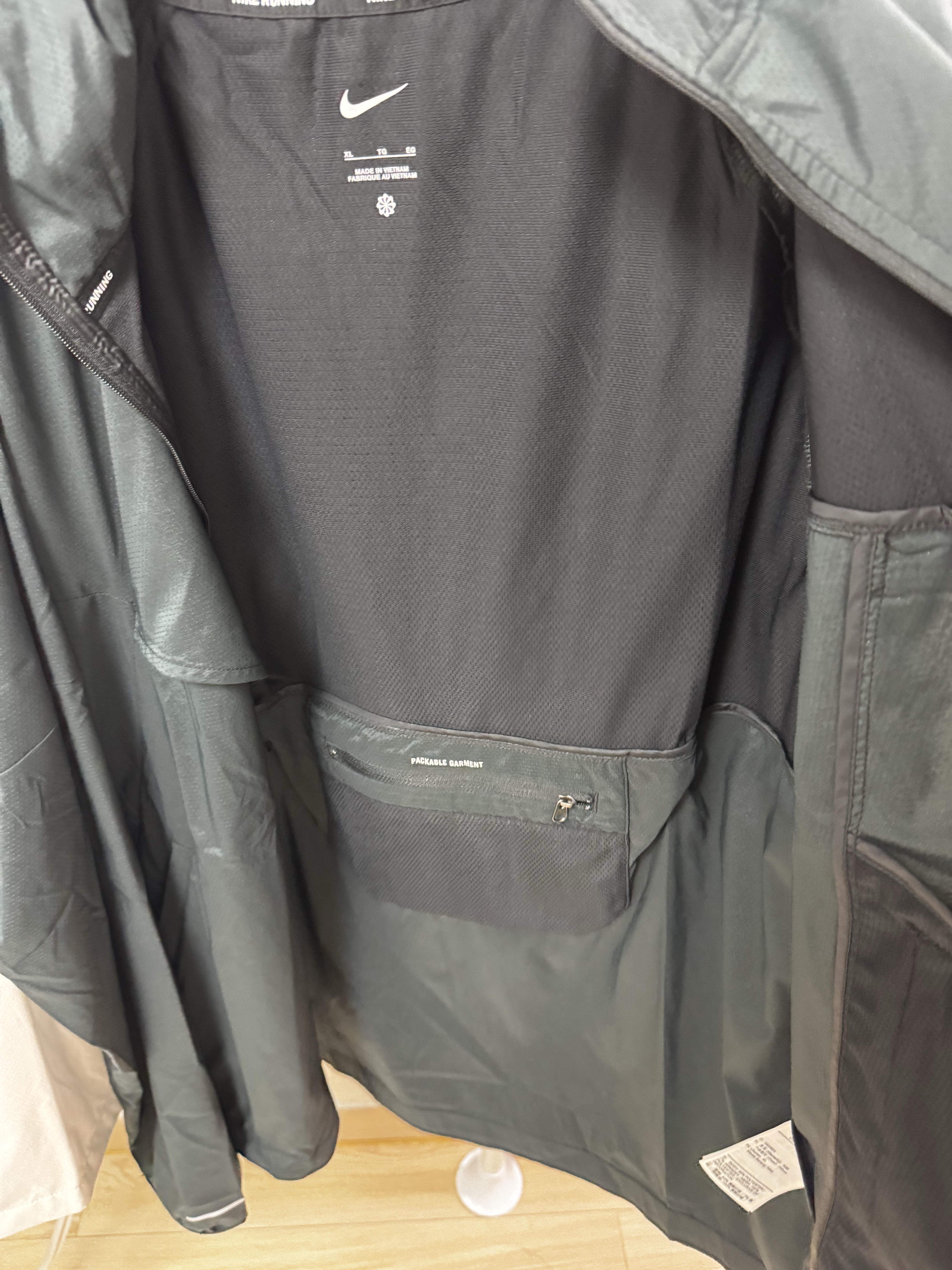Nike Windrunner Repel Running Jacket Black - Asia 착용 스타일 - 4