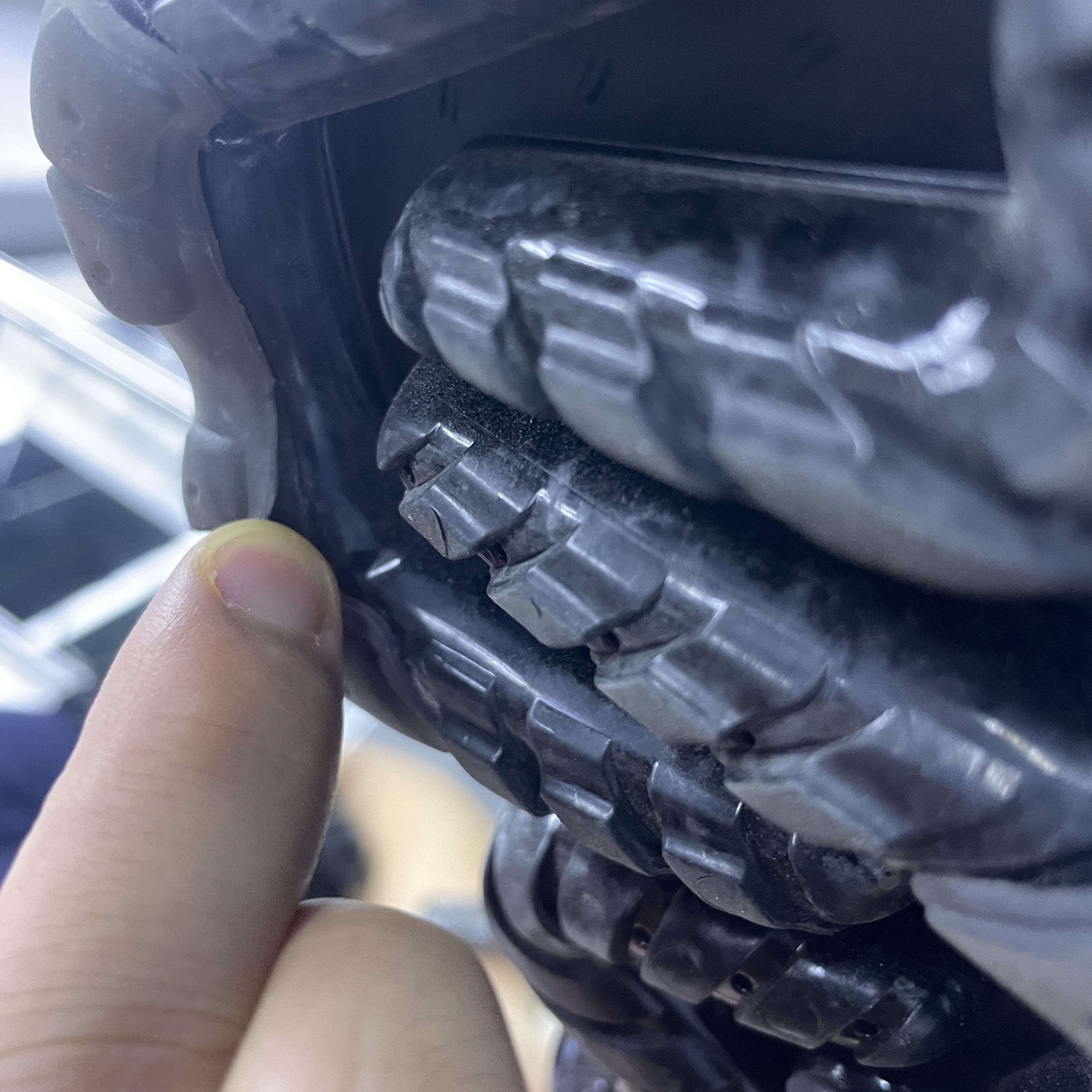 Nike Air VaporMax 2023 Flyknit Triple Black 착용 스타일 - 3