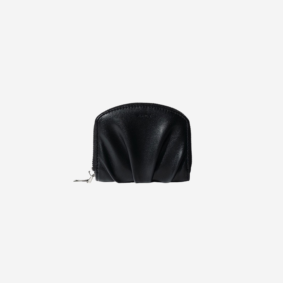 Le Masque Dough Zipper Coin & Card Wallets Black 상세 이미지 1